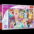 Trefl Puzzle Disney Princess - Portréty princezen / 160 dílků