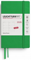 Weekly Planner 2026 Pocket (A6) Spring Leaf