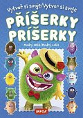 Vytvoř si svoje příšerky - Modrý sešit / Vytvor si svoje príšerky - Modrý zošit + samolepky