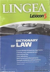 Lexicon 5 Dictionary of Law - CD ROM
