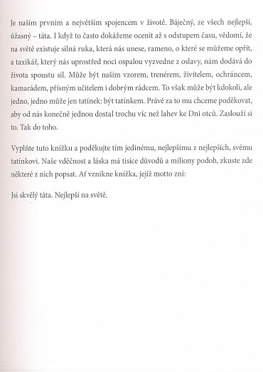 Náhled Mám tě ráda, tati - Originální vyznání, které můžete vyplnit a darovat