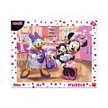 Puzzle deskové Minnie růžová 40 dílků