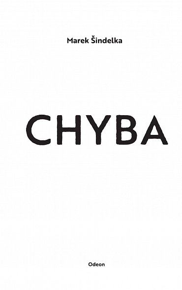 Náhled Chyba, 2.  vydání