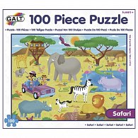 100 Puzzle v krabici - Safari