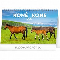 Kalendář stolní 2017 - Koně CZ/SK