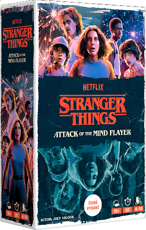Stranger Things: Attack of the Mind Flayer CZ -  karetní párty hra