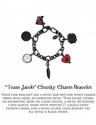 Eclipse: náramek se šperkem "Team Jacob"