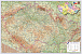 Podložka na stůl - Mapa České republiky 60 x 40 cm