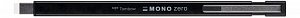 Tombow Gumovací tužka Mono Zero METAL 2,5 x 5 mm - černá
