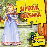 Šípková Růženka / 5 skládanek puzzle