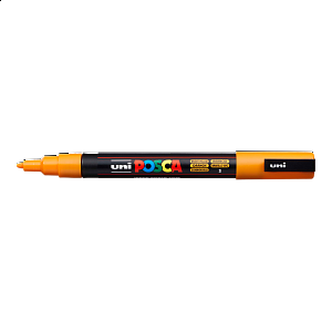 POSCA akrylový popisovač - světle žlutý 0,9 - 1,3 mm