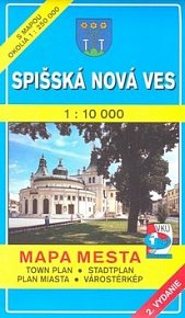 Spišská Nová Ves 1 : 10 000 Mapa mesta Town plan Stadtplan Plan miasta Várostérk