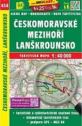 SC 454 Českomoravské mezihoří, Lanškrounsko 1:40 000