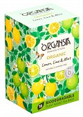 ORGANSIA BIO Lemon Lime & Mint přebal 18x1,8g
