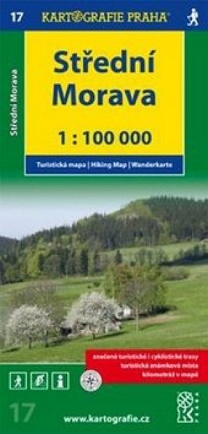 1:100T (17)-Střední Morava (turistická mapa), 2.  vydání