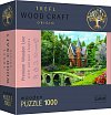 Trefl Wood Craft Origin Puzzle Viktoriánský dům 1000 dílků - dřevěné