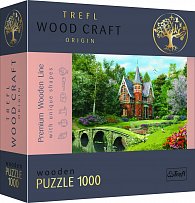 Trefl Wood Craft Origin Puzzle Viktoriánský dům 1000 dílků - dřevěné