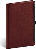 Notes Hardy červený, linkovaný, 13 × 21 cm
