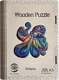 Dřevěné puzzle/Chobotnice A3