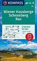 Wiener Hausberge, Schneeberg, Rax 1:25 000 / sada 2 turistických map KOMPASS 228