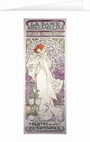 Blahopřání Alfons Mucha – La Dame aux Camélias