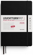 Daily Planner 2026 Medium (A5) Black - tečkovaný