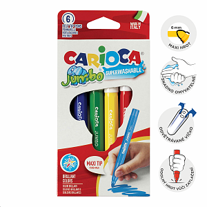 Carioca fixy Jumbo, 6 ks