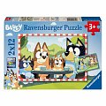 Puzzle Bluey na pikniku 2x12 dílků