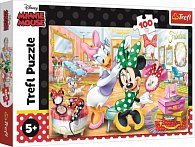 Trefl Puzzle Minnie a Daisy / 100 dílků