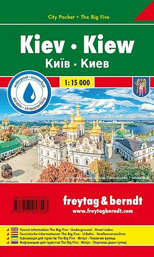 PL 115 CP Kyjev 1:10 000 / kapesní plán města