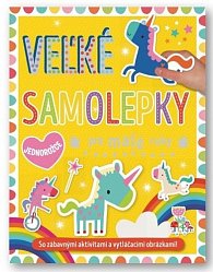 Veľké samolepky a maľovanky pre malé ruky Jednorožce