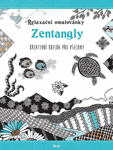 Náhled Relaxační omalovánky: Zentangly - Kreativní kresba pro každého