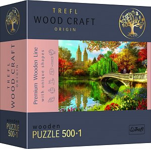 Trefl Wood Craft Origin Puzzle Central Park, Manhattan, New York 501 dílků - dřevěné