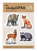 všudyLEPKA vel. 1 -037 - Lesní zvířata