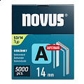 Novus tenké, drátové sponky typ A, 53 F/14 mm, Super Hard, 5000 ks