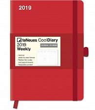 Diář Cool Diary Red/Red 2019 (16 x 22 cm)