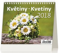 Kalendář stolní 2018 - MiniMax/Květiny