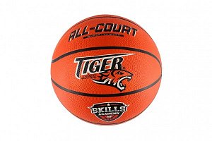 Míč basketbalový nafouknutý 31cm v síťce