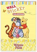 Kalendář - W. Disney Medvídek Pú - kalendář se samolepkami na zeď - nedatovaný