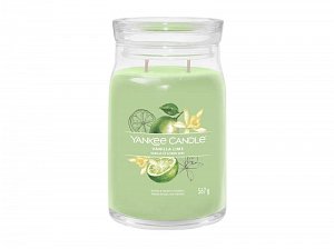 YANKEE CANDLE Vanilla Lime svíčka 567g / 2 knoty (Signature velký)