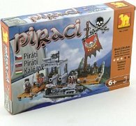 Stavebnice Dromader Piráti 27502 238ks v krabici 32x21,5x5cm