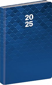 Diář 2025: Cambio - modrý, denní, 13 × 18 cm