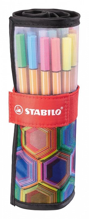 Popisovač STABILO point liner 88 sada 25 ks Rollerset "ARTY"