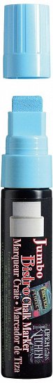 Marvy 481-f3 Křídový popisovač fluo modrý 2-15 mm