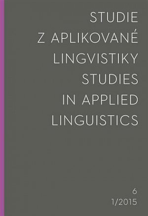 Studie z aplikované lingvistiky 2015/1