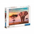 Clementoni Puzzle - Africký západ slunce, 500 dílků