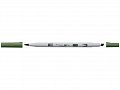 Tombow Oboustranný štětcový lihový fix ABT PRO - dark olive