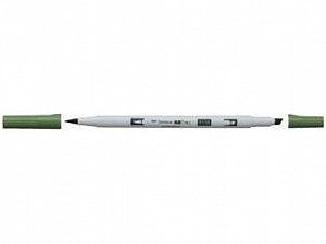 Tombow Oboustranný štětcový lihový fix ABT PRO - dark olive
