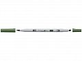Tombow Oboustranný štětcový lihový fix ABT PRO - dark olive