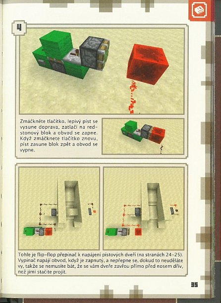 Náhled Minecraft - Příručka Redstone